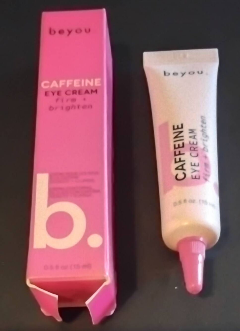 BNIB~BEYOU Caffeine Eye Cream Firm + Brighten~0.5 fl.oz.